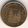 Euro - 2 Euro Cent - Spain - 1999 - Copper Plated Steel - KM#1041 - Cathedral of Santiago de Compostela. - 0